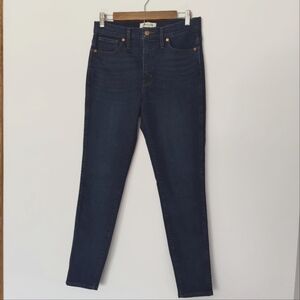 Madewell 10'' High-Rise Skinny Jeans in Hayes Wash